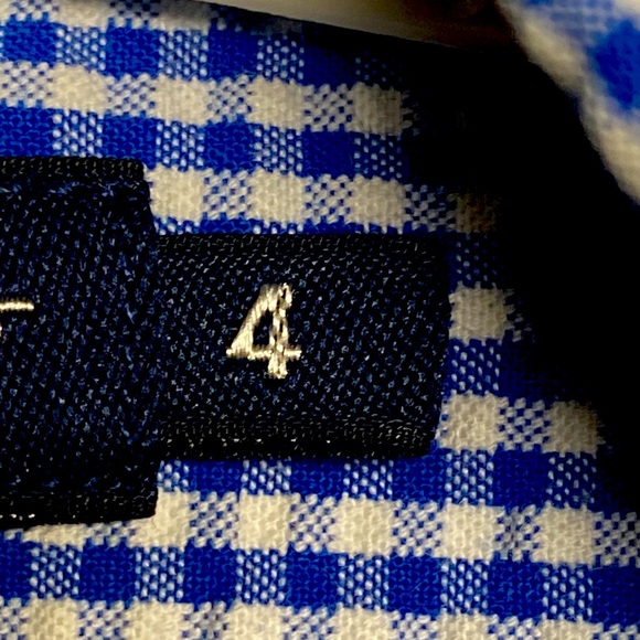 Ralph Lauren Sport Gingham Cotton Poplin Shirt 100% Cotton Long Sleeve Size 4 - Picture 8 of 11